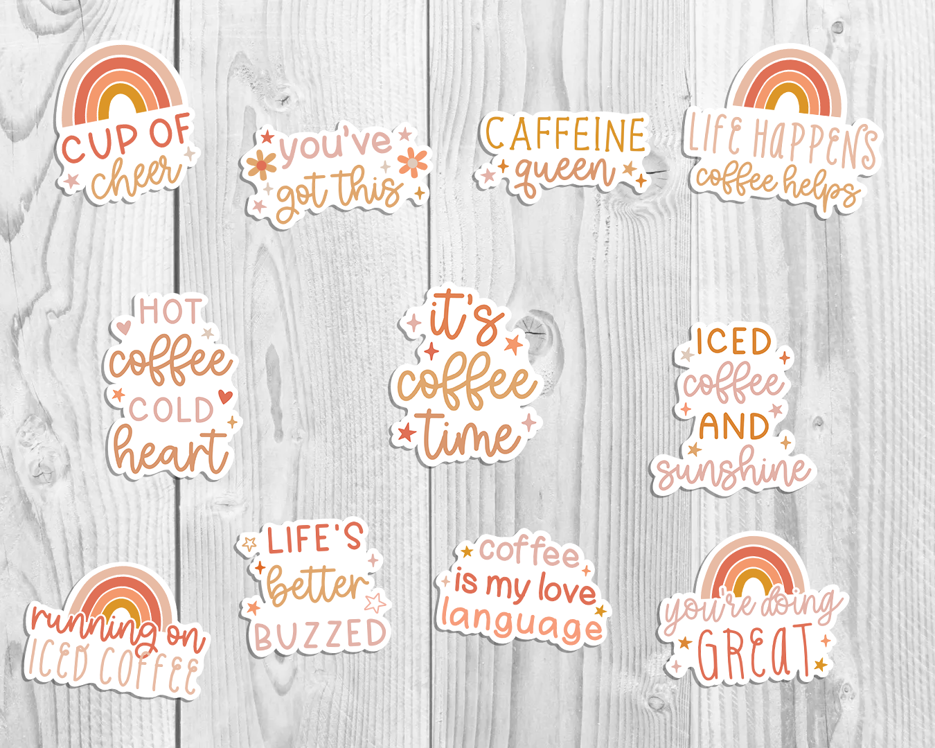 Coffee Stickers Bundle