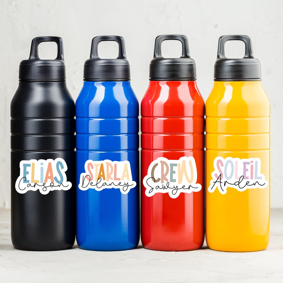 First and Last Name Personalized Stickers