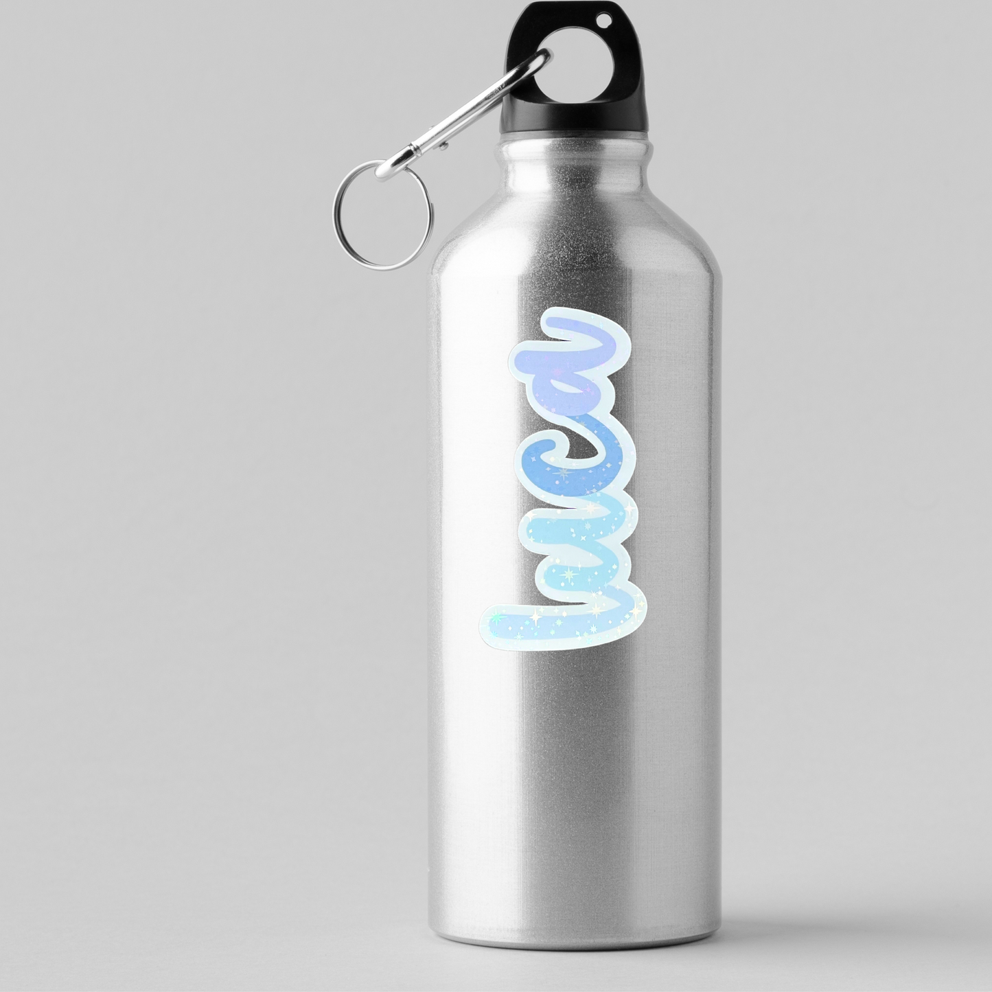 Holographic Cursive Personalized Name Sticker