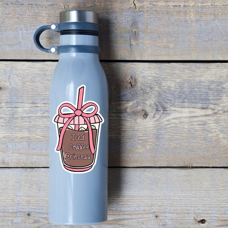 Iced Coffee Princess Sticker