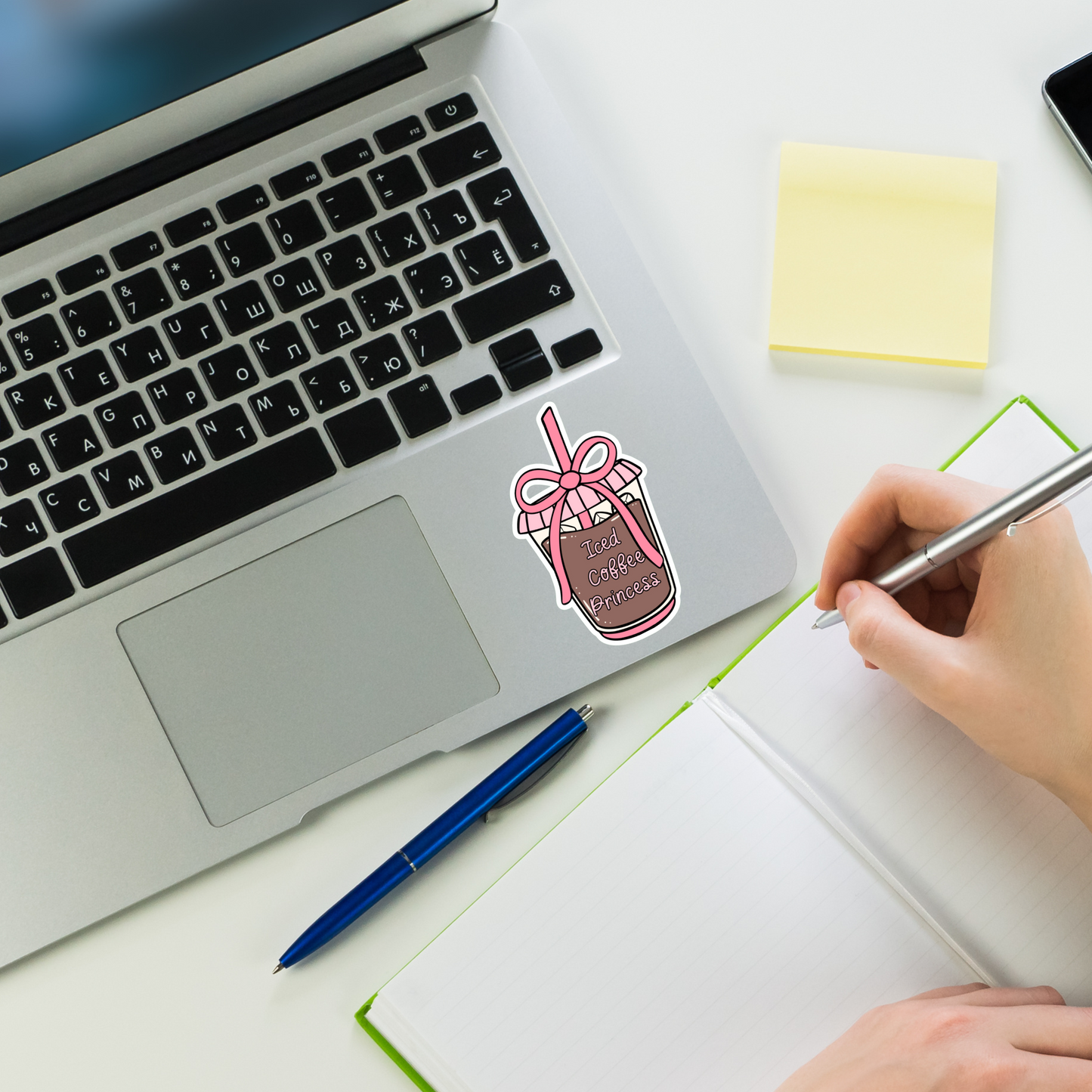 Iced Coffee Princess Sticker