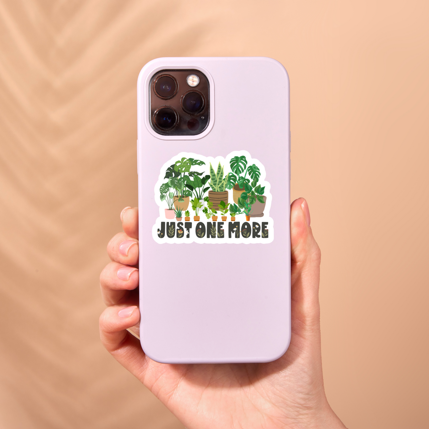 Just One More Plant Sticker