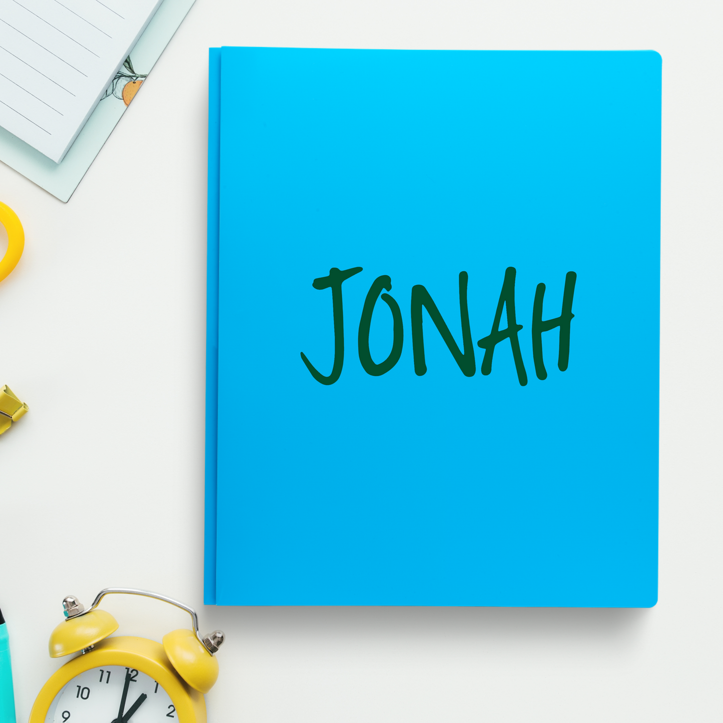 Personalized Vinyl Name Decals Sheet