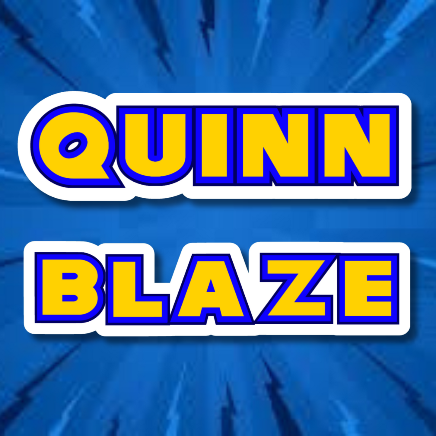 Hedgehog Style Personalized Name Sticker