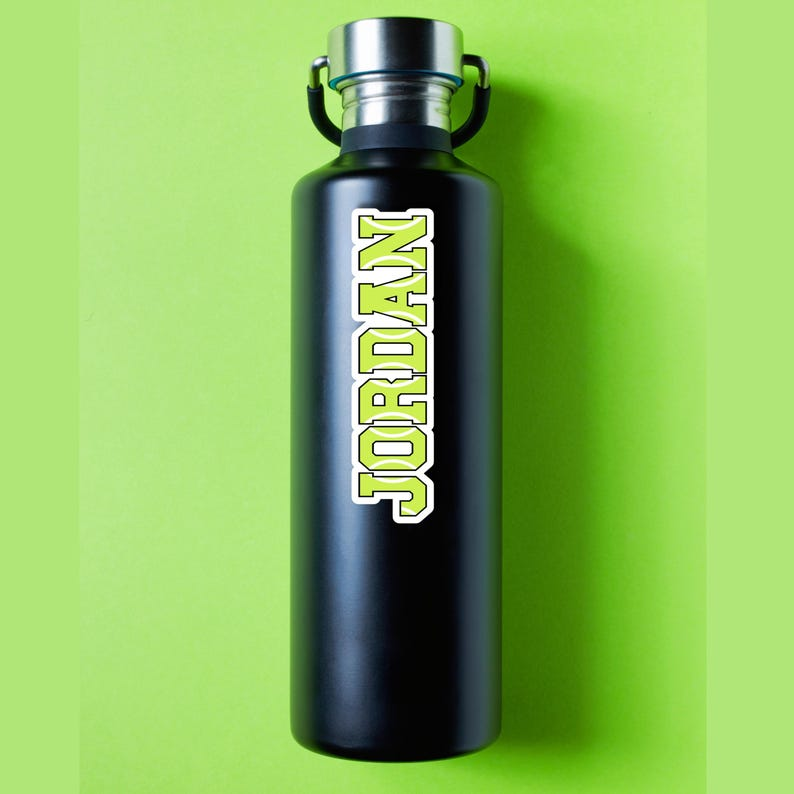 Tennis Name Personalized Sticker