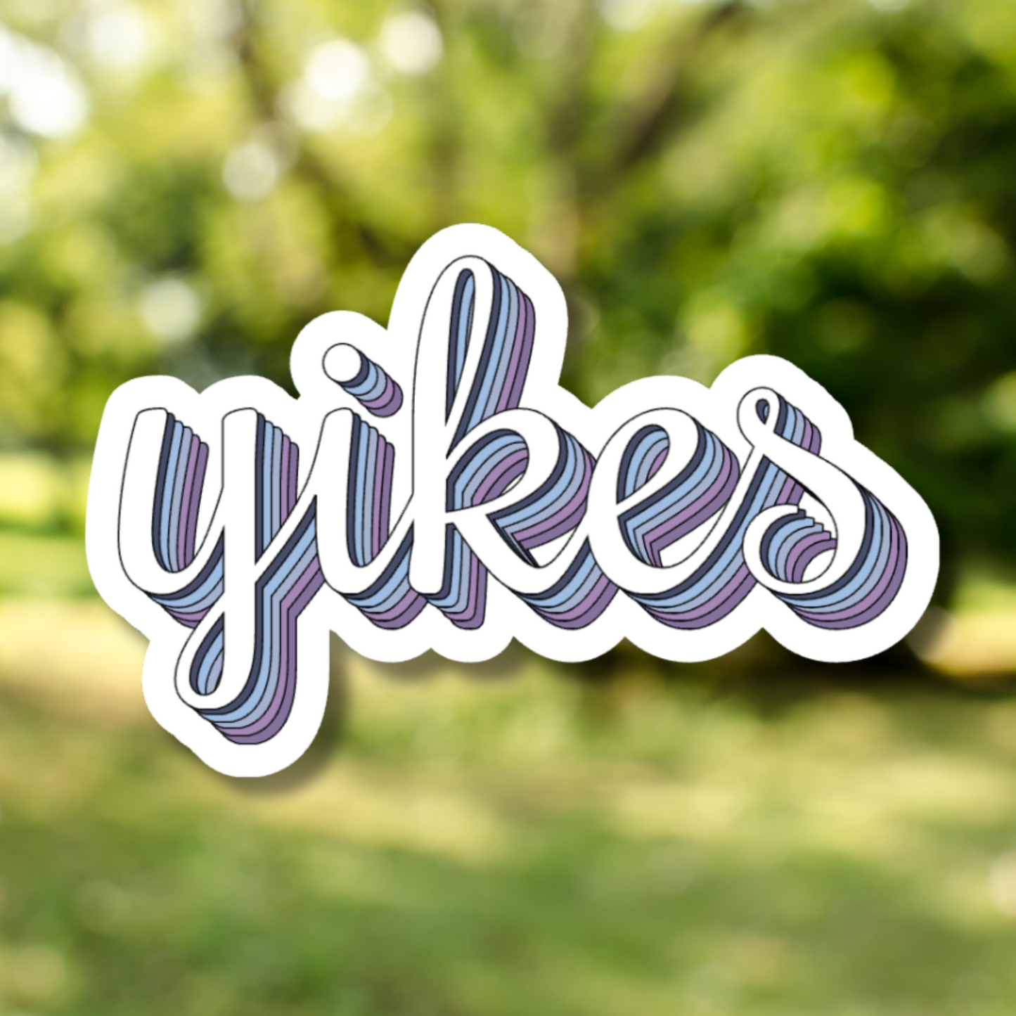 Yikes Sticker