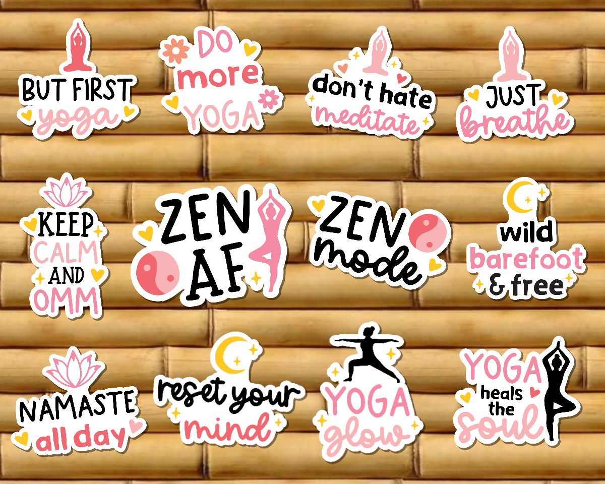 Yoga Stickers Bundle