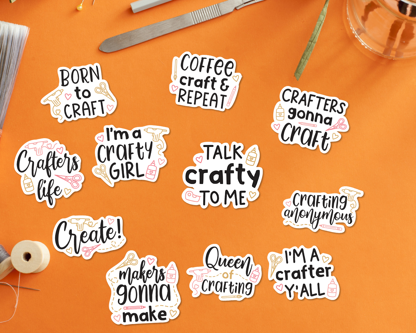Crafting Sticker Bundle