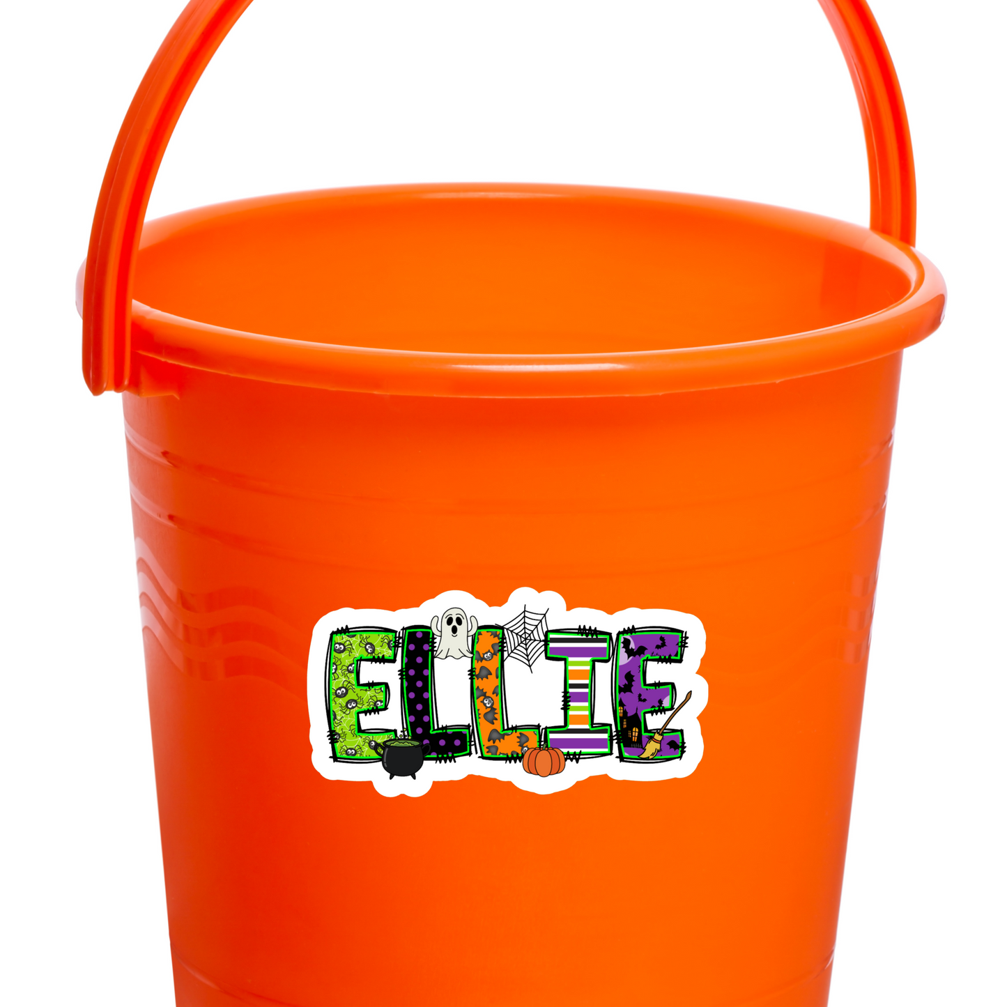 Halloween Personalized Name Sticker