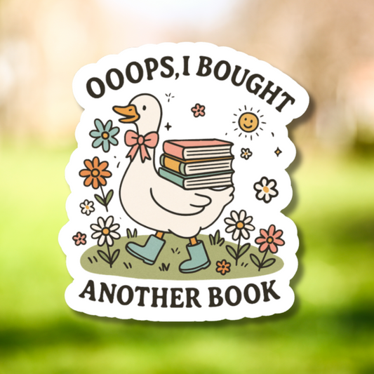 Ooops, I Bought Another Book Sticker