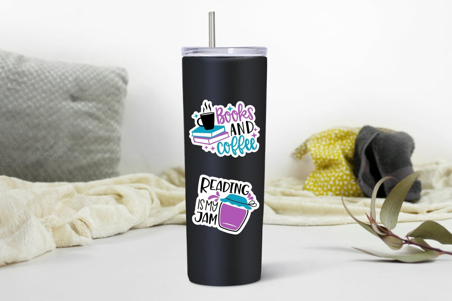 Reading Books Sticker Bundle