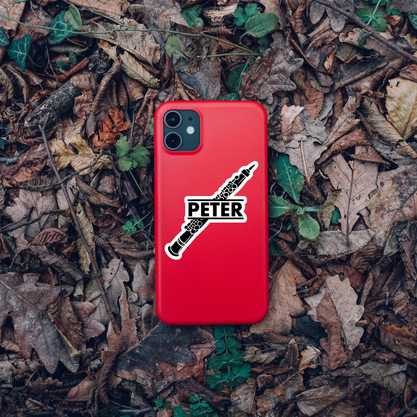 Clarinet Personalized Sticker