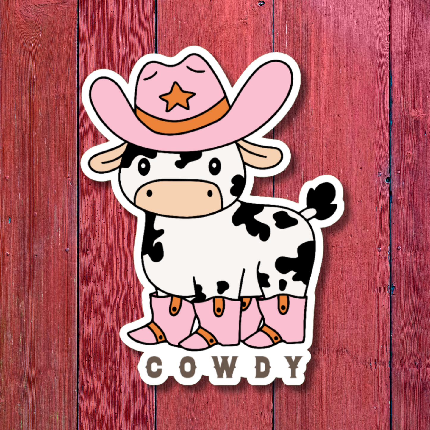 Cowdy Sticker