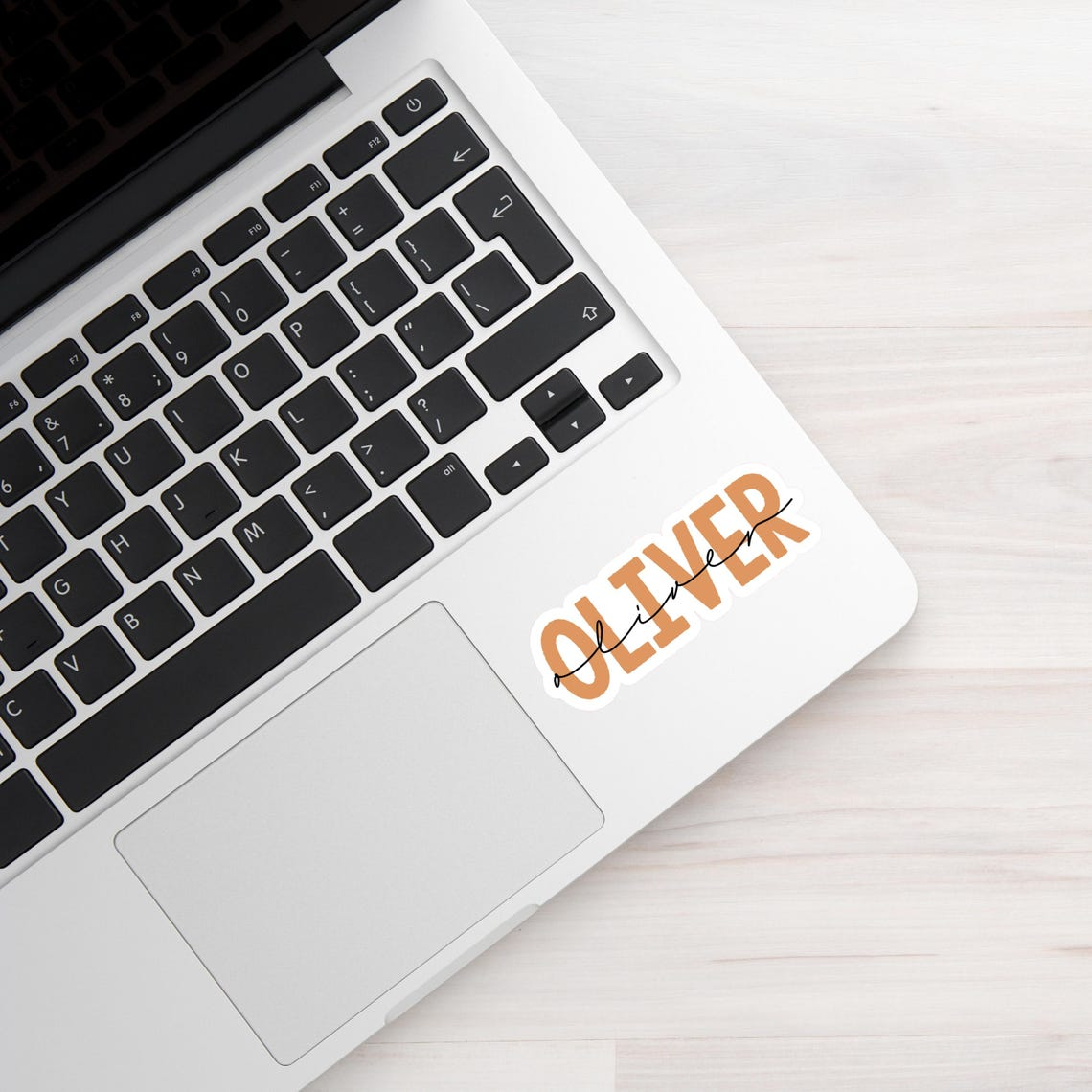 Layered Personalized Name Sticker