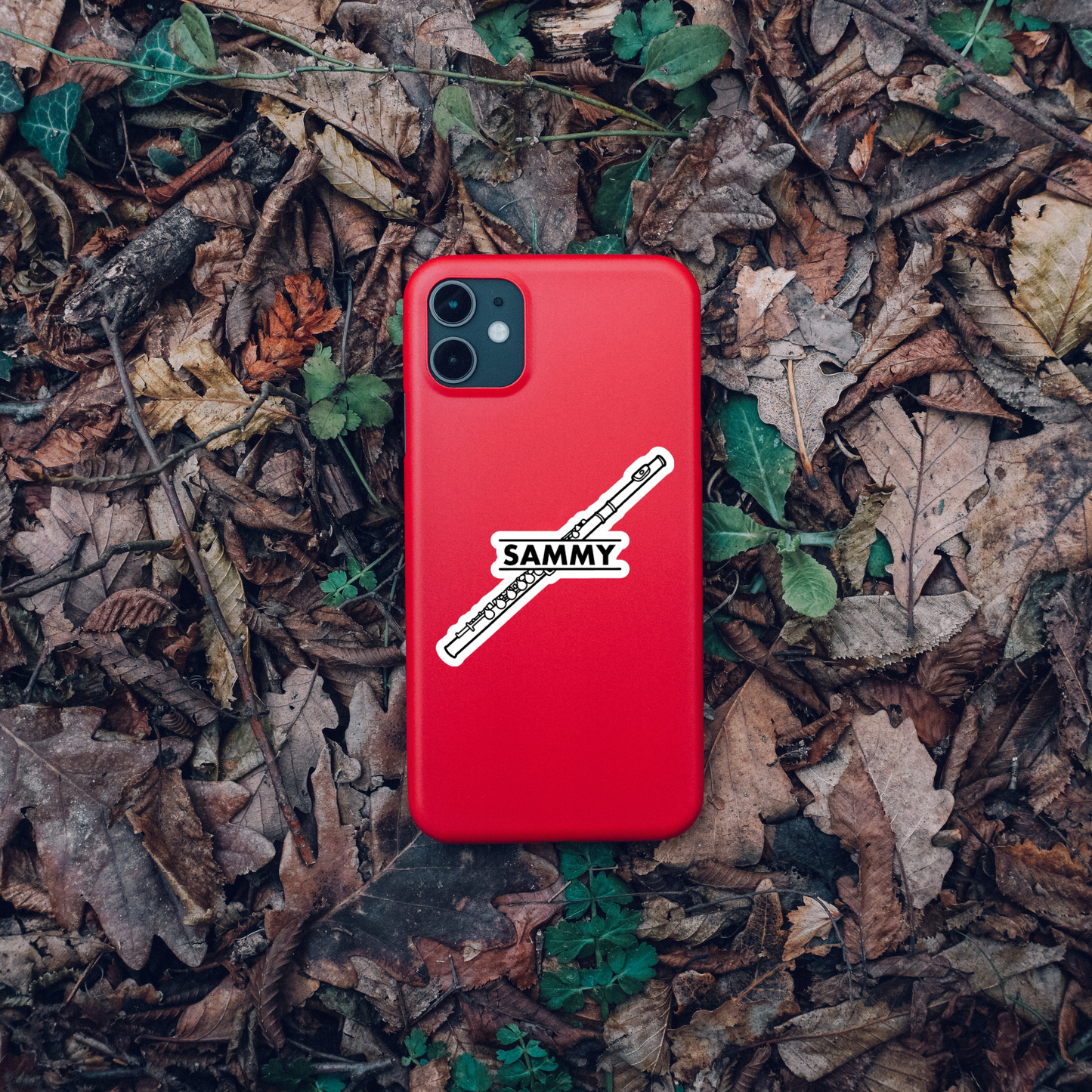 Flute Personalized Sticker