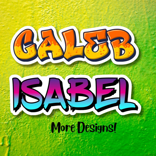 Graffiti Name Personalized Stickers