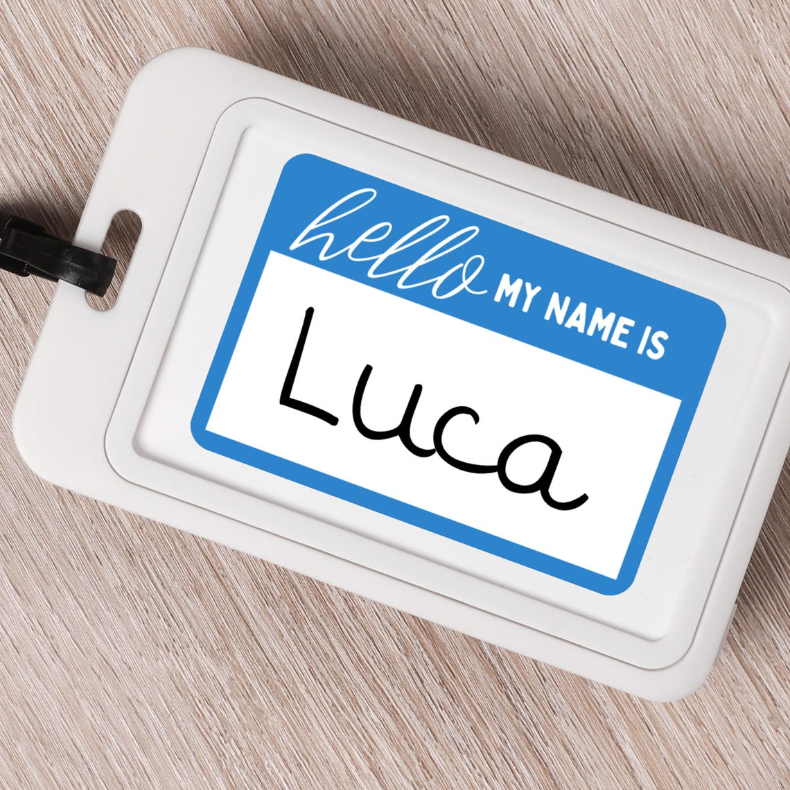 Hello My Name Is Sticker Personalized