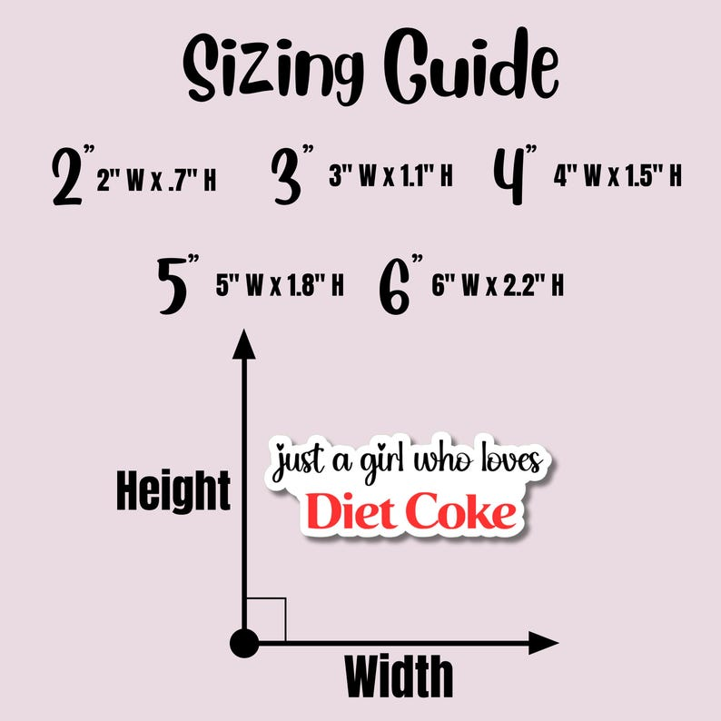 Just A Girl Who Loves Diet Coke Sticker