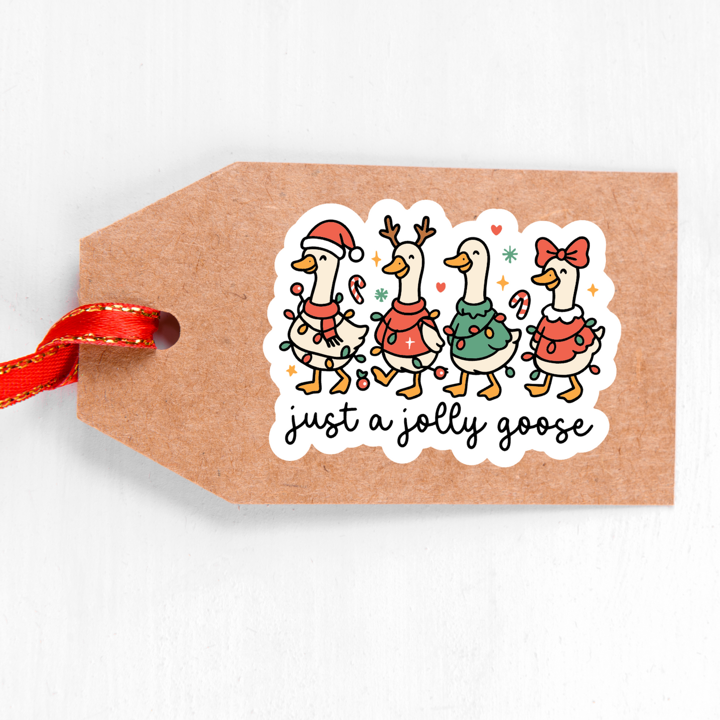 Jolly Goose Christmas Sticker