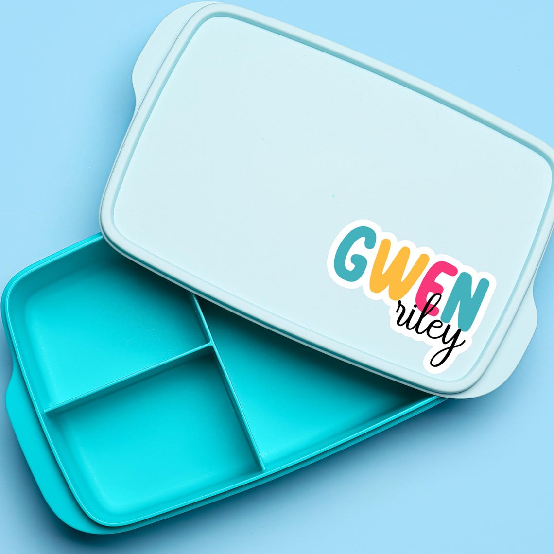 Full Name Multi Color Personalized Stickers