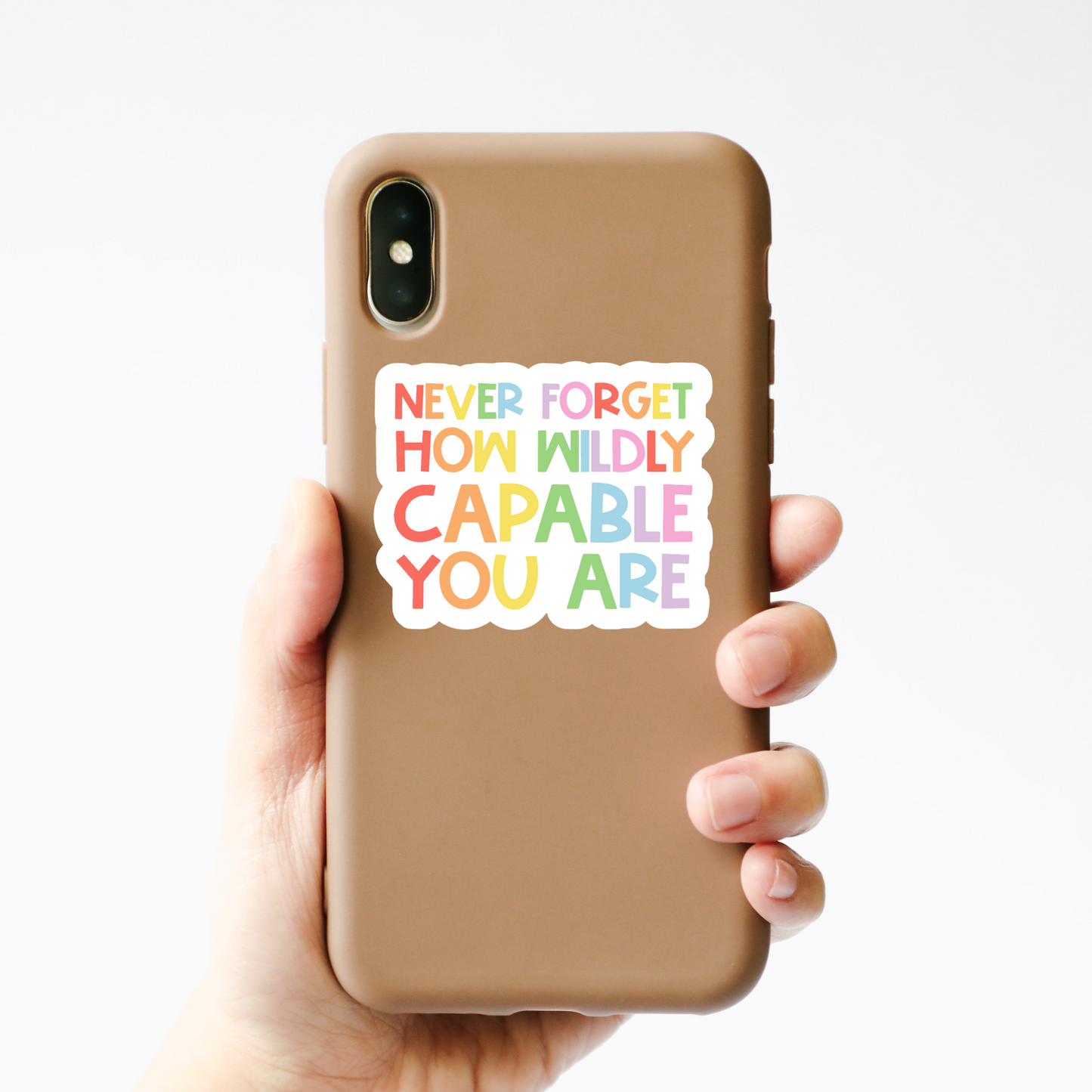 Never Forget How Wildly Capable You Are Sticker