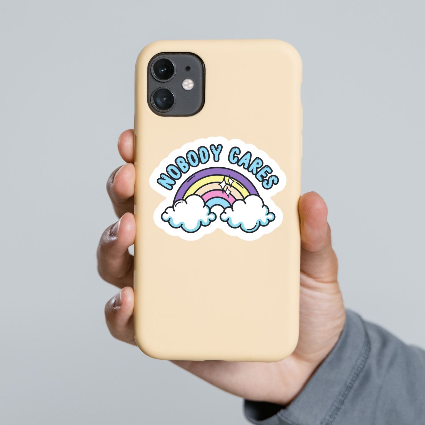 Nobody Cares Sticker