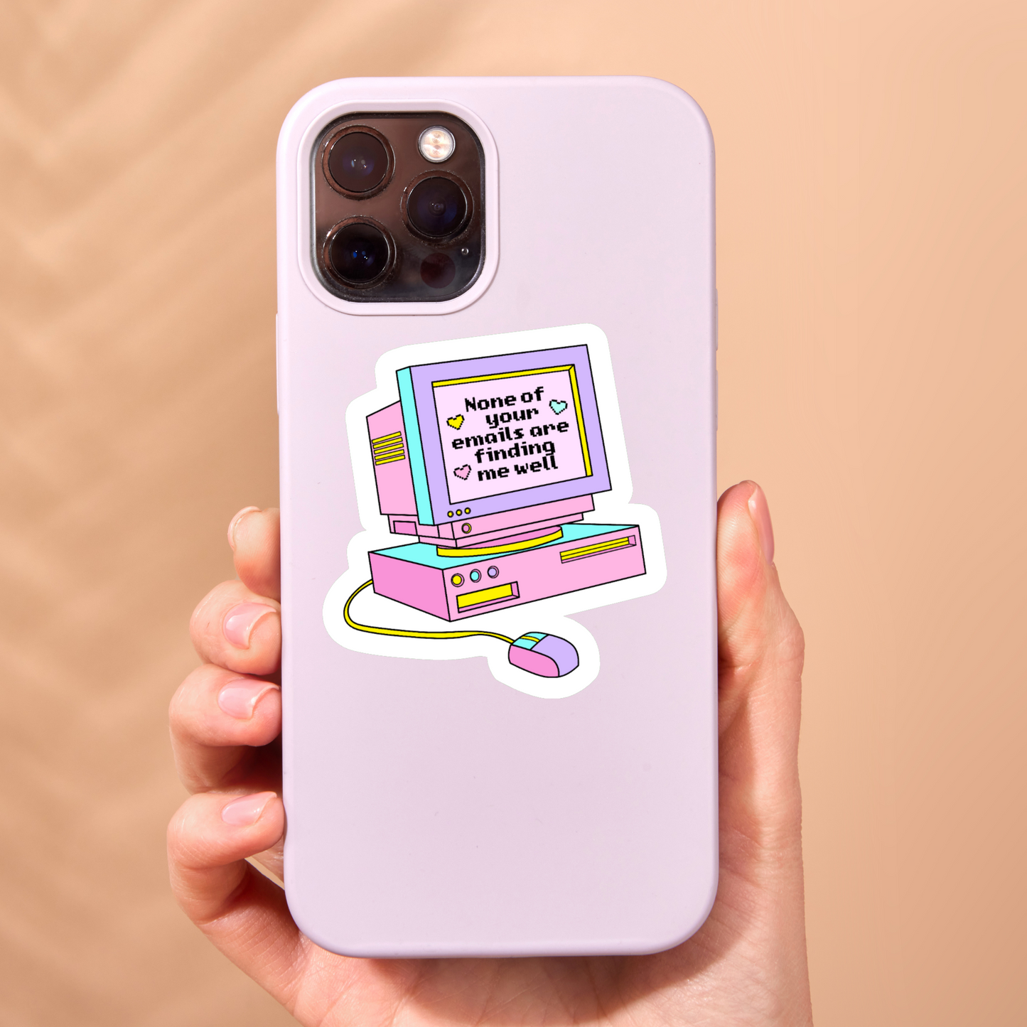 None Of Your Emails Are Finding Me Well Sticker