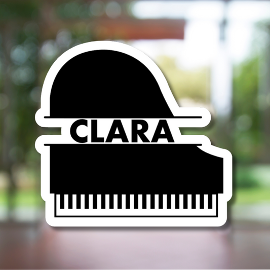 Piano Personalized Sticker