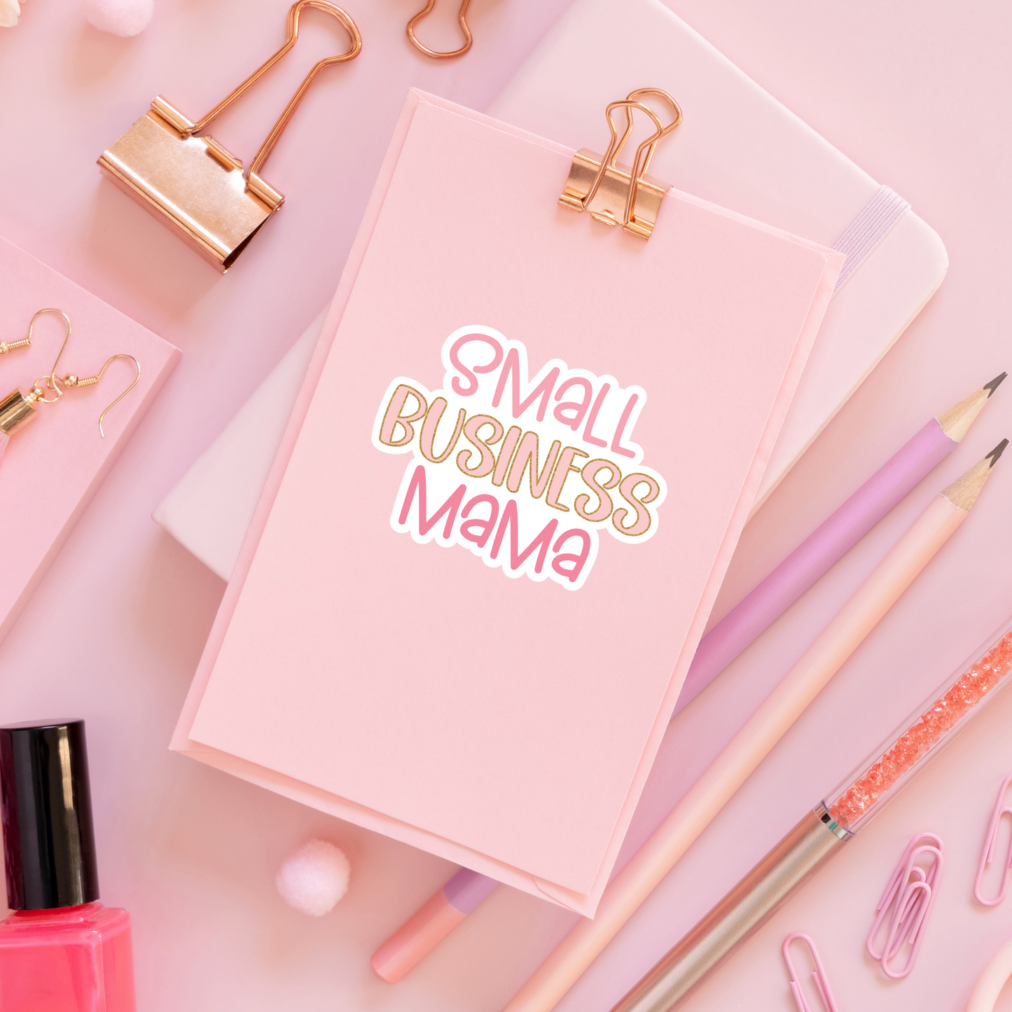 Pink Small Business Sticker Bundle