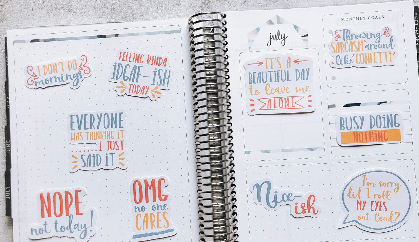 Sarcastic Sticker Bundle