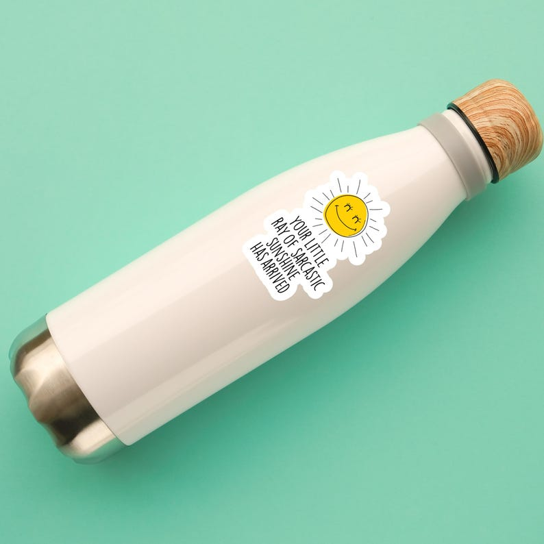 Your Little Ray Of Sarcastic Sunshine Has Arrived Sticker