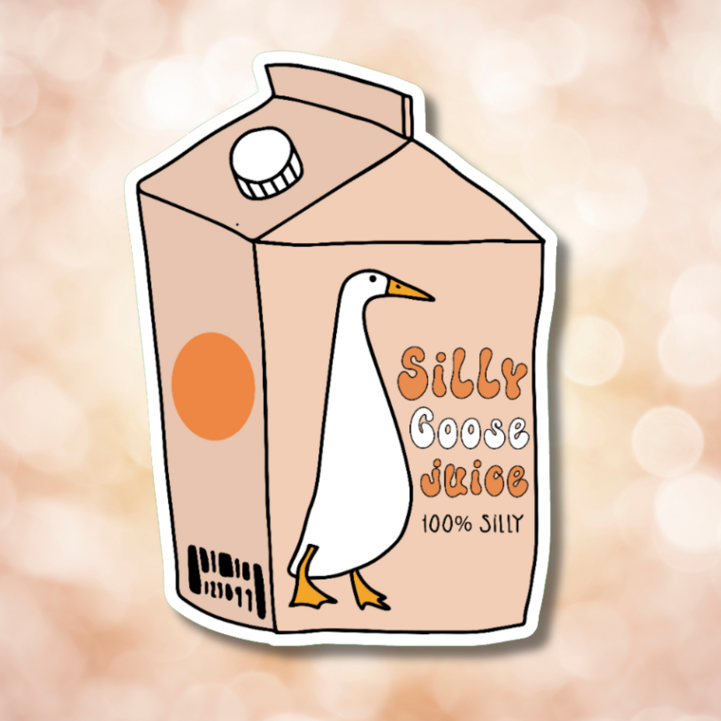 Silly Goose Juice Sticker