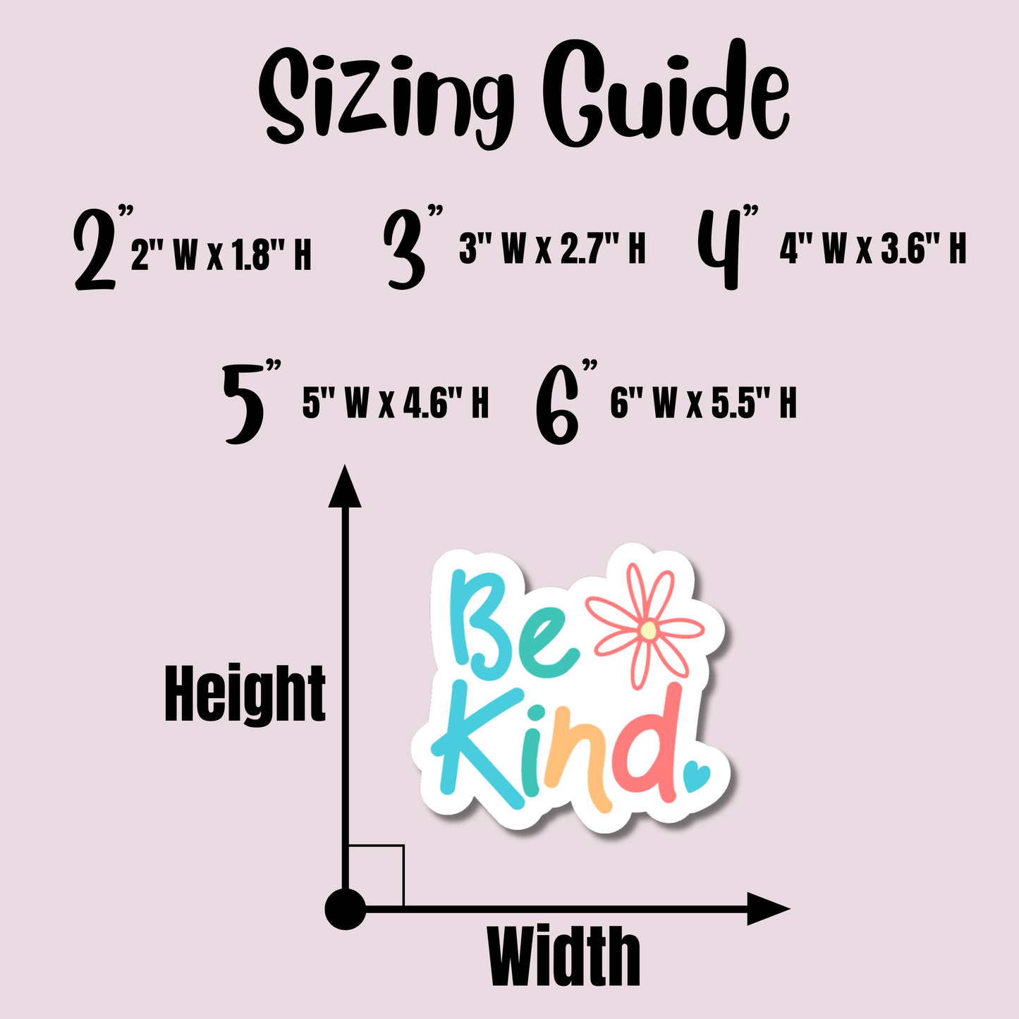 Be Kind Sticker
