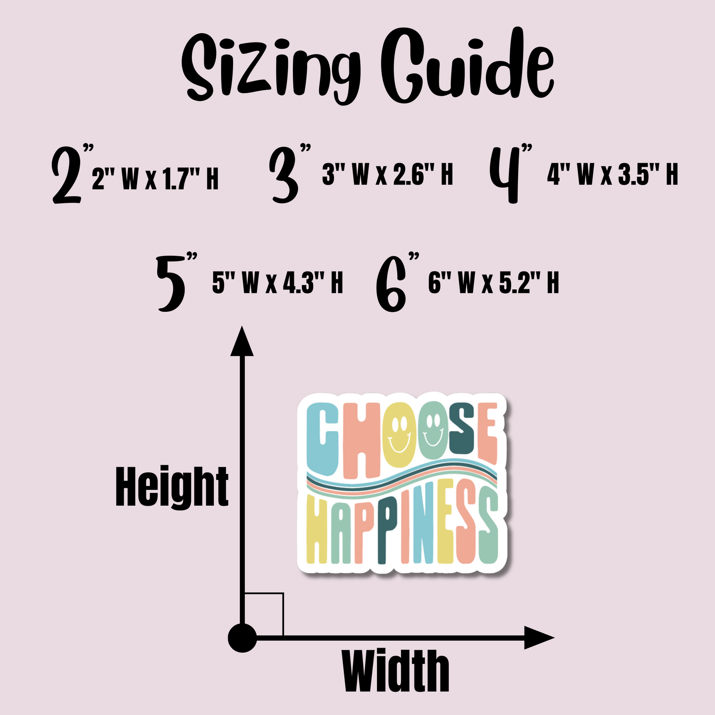 Choose Happiness Sticker