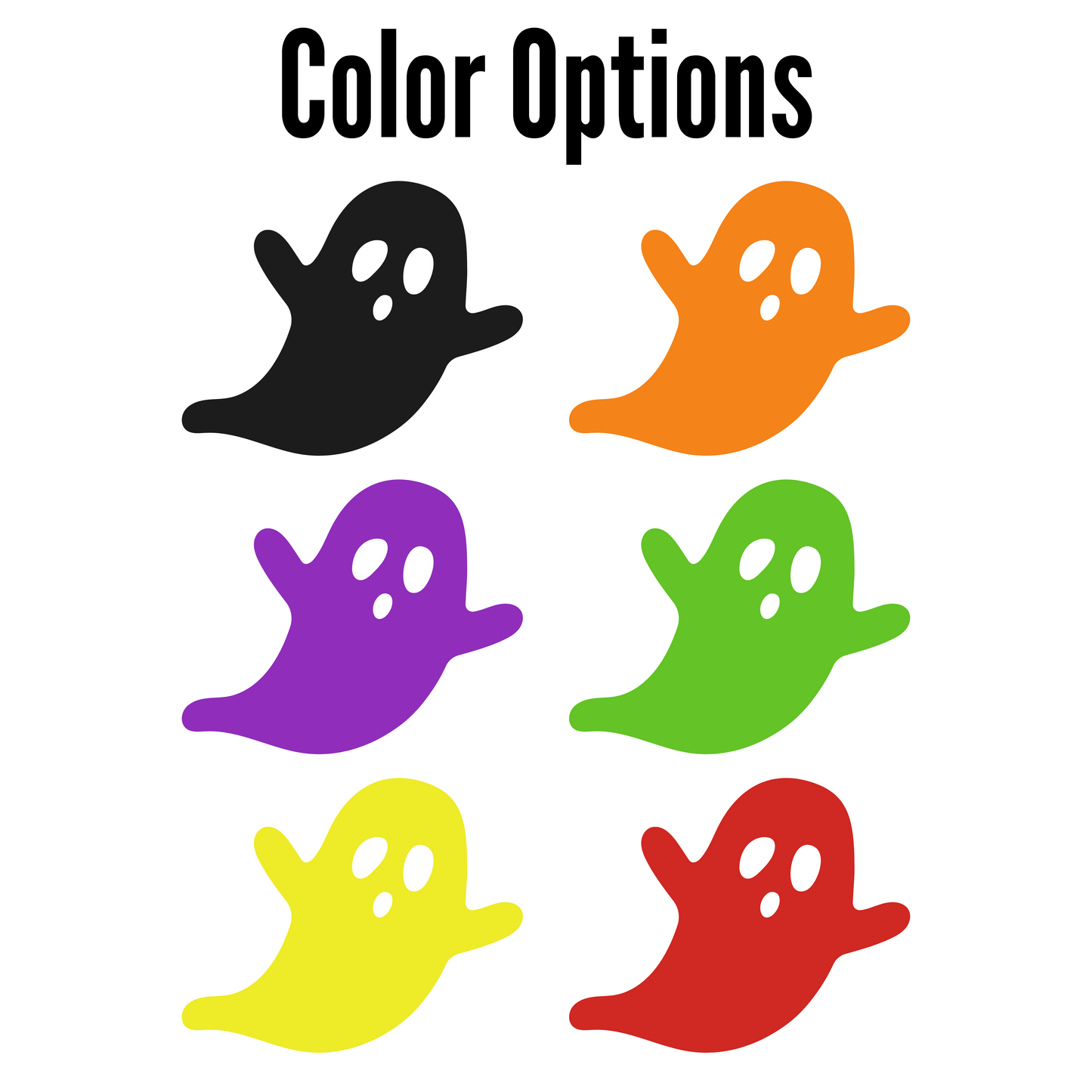 Spooky Halloween Personalized Holographic Name Sticker