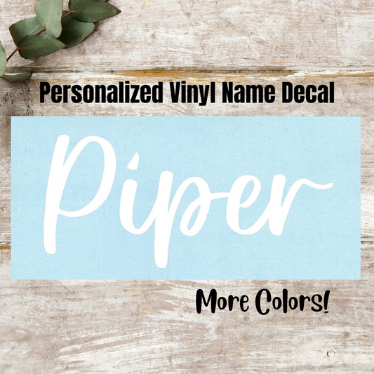 Vinyl Name Personalized Decal