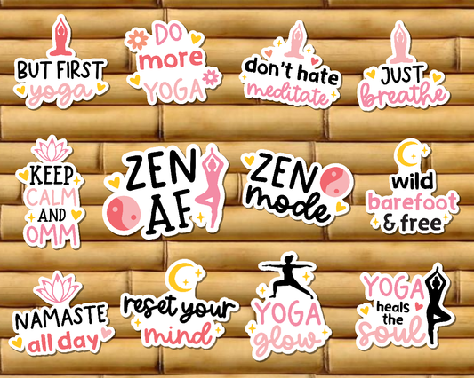 Yoga Stickers Bundle